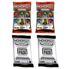 2022-23 Panini PRIZM NBA Edition Monopoly + Starter Packs (2 of Each, 4 Total)
