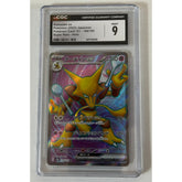 CGC 9 Alakazam ex 190/165 SR Pokemon 151 Japanese Holo English 2023