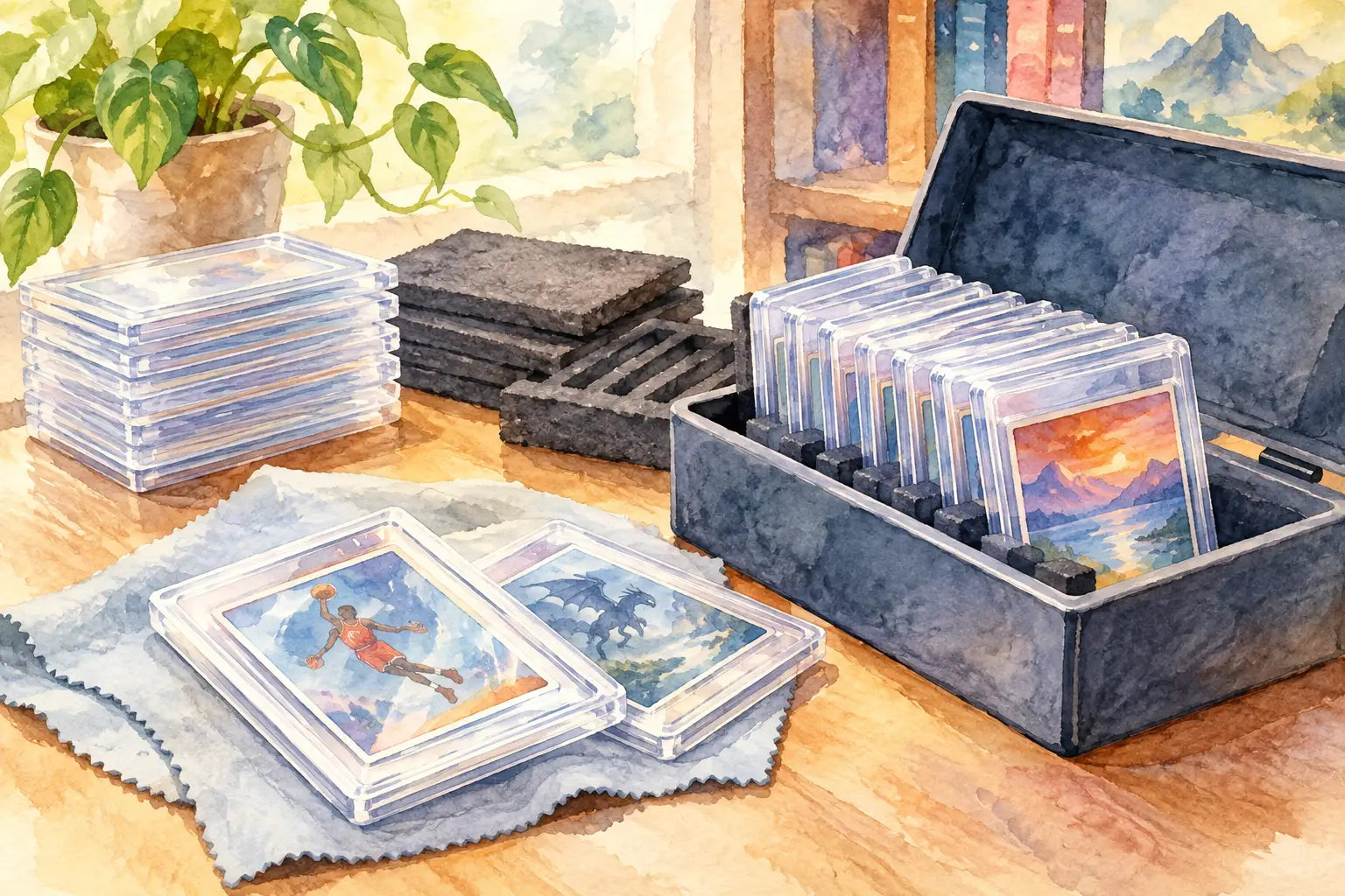 How to Store Card Slabs Without Scratches