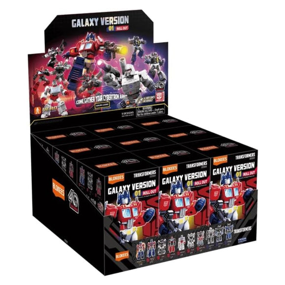 Transformers Galaxy Version 01 Roll Out Blokees (9 Boxes)