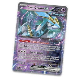 Iron Crown ex Paradox Destinies Scarlet & Violet Pokemon Tin