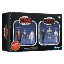 Attack of the Clones & Revenge of the Sith Star Wars Retro Collection Multipack