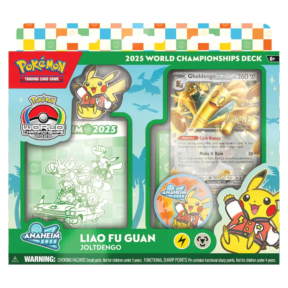 2025 Pokemon World Championships Deck - Set of 4