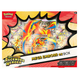 Ascended Heroes Mega Evolution Mega Emboar ex Pokemon Box