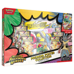 Ascended Heroes Mega Evolution Mega Lucario ex Pokemon Premium Poster Collection