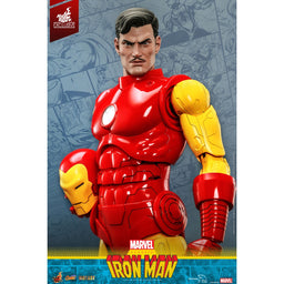 Iron Man Classic Comic Masterpiece Diecast 1/6 Scale Hot Toys Exclusive Figure