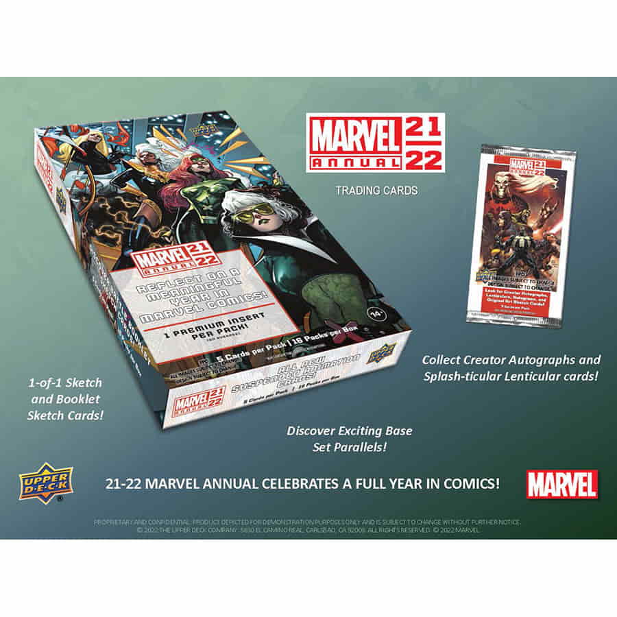 2021-22 Upper Deck Marvel Annual Hobby Box