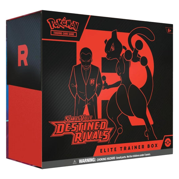 Destined Rivals Pokemon Scarlet & Violet TCG Elite Trainer Box