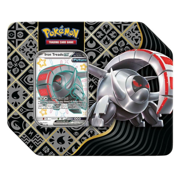 Shiny Iron Treads ex Paldean Fates Scarlet and Violet Pokemon TCG Tin