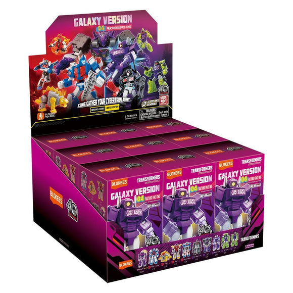 Transformers Galaxy Version 04 Fractured Space-Time Blokees (9 Boxes)