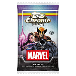 2026 Topps Chrome Marvel Hobby Box
