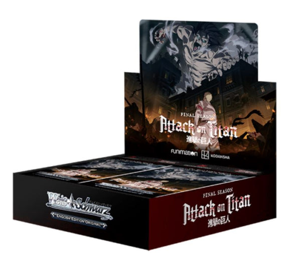 Attack On Titan: Final Season Weiss Schwarz TCG Booster Box