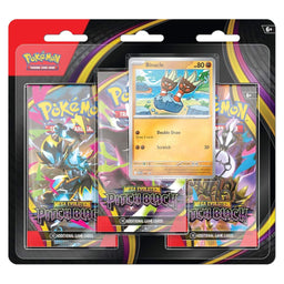 Pitch Black Mega Evolution Pitch Black Binacle Promo Pokemon Booster 3-Pack