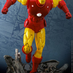 Iron Man Classic Comic Masterpiece Diecast 1/6 Scale Hot Toys Exclusive Figure