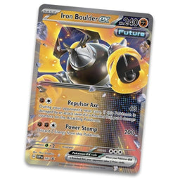 Iron Boulder ex Paradox Destinies Scarlet & Violet Pokemon Tin