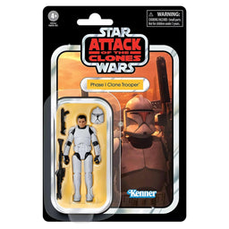 Phase I Clone Trooper Star Wars Attack of The Clones Vintage Collection Figure