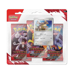 Destined Rivals Kangaskhan Promo Pokemon Scarlet & Violet TCG Booster 3-Pack