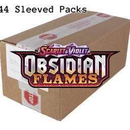 Obsidian Flames Pokemon Scarlet & Violet Sleeved Booster 144 Pack Master Case