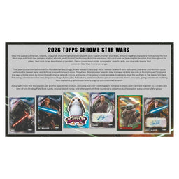 2026 Topps Chrome Star Wars Galaxy Hobby Box