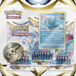 Silver Tempest Pokemon Sword & Shield Three Booster Pack Blister (One at Random)