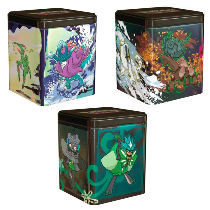 Stacking Tins (Q1 2025) Scarlet & Violet Pokémon Trading Card Game - Set of 3