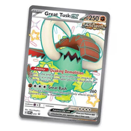 Shiny Great Tusk Paldean Fates Scarlet and Violet Pokemon TCG Tin