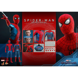 Spider-Man (New Red/Blue Suit) No Way Home MMP Fully Poseable Exclusive Hot Toys