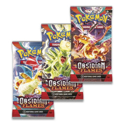 Obsidian Flames Eevee Promo Pokemon Scarlet & Violet TCG Booster 3-Pack