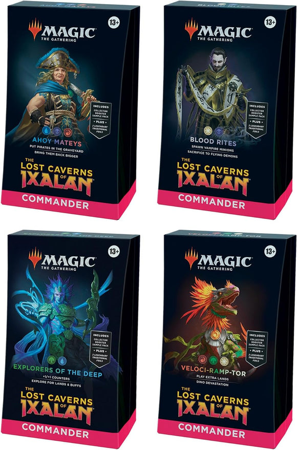 Lost Caverns of Ixalan Commander Decks - Set of 4