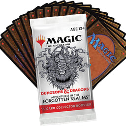 Adventures in the Forgotten Realms D&D Magic The Gathering Collector Booster Box