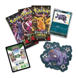 Paldean Fates Shiny Maschiff Pokemon S&V Tech Sticker Collection 3-Pack