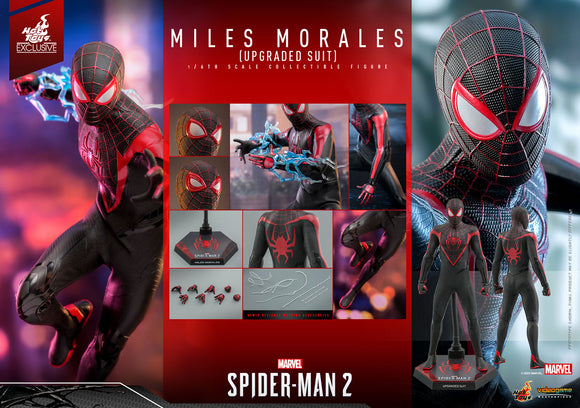 Miles Morales Upgraded Suit Spider-Man 2 Hot Toys 1/6 Scale Exclusive Figure