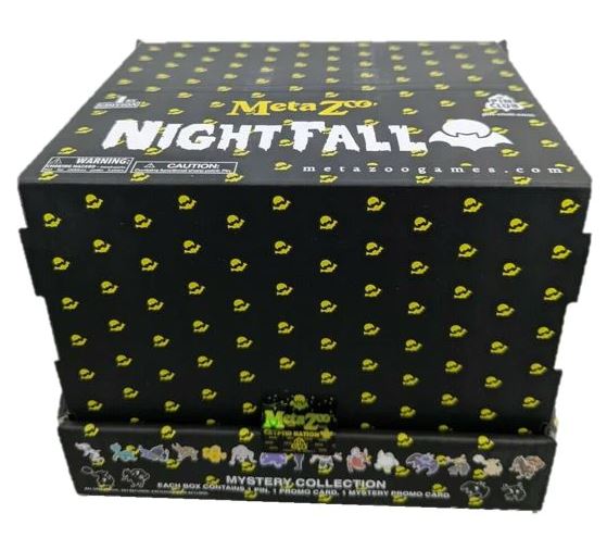 Nightfall MetaZoo Pin Club Blind Box 2nd Wave 10x Pin Sealed Inner Case