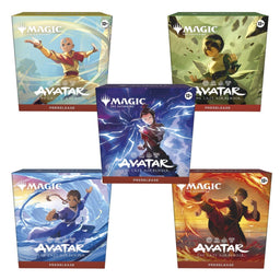 Avatar The Last Airbender Magic The Gathering Prerelease Box - Set of All 5