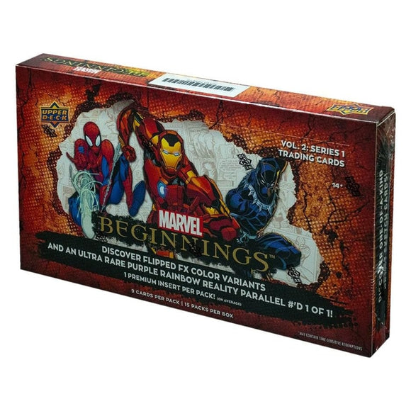 2022 Upper Deck Marvel Beginnings Volume 2 Series 1 Hobby Box