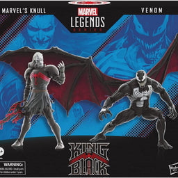 King in Black Knull and Venom Spider-Man Marvel Legends 6-Inch Action Figures