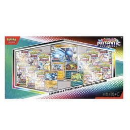Lucario ex & Tyranitar ex Prismatic Evolutions Pokemon Premium Collection Box