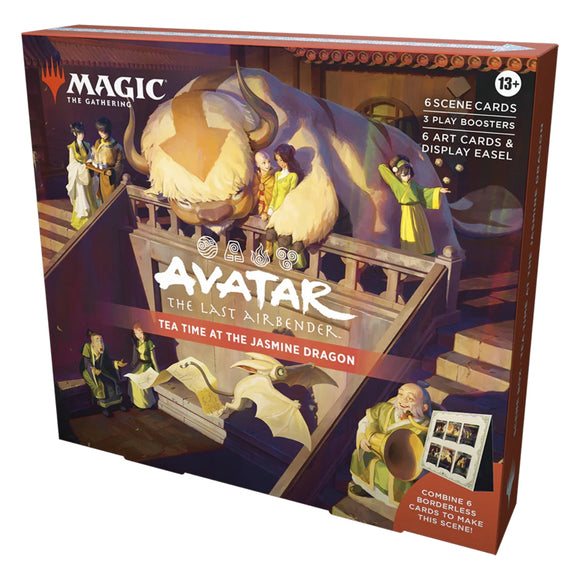 Avatar Last Airbender Magic The Gathering Tea Time at Jasmine Dragon Scene Box