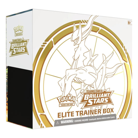 Brilliant Stars Pokemon Sword and Shield TCG Elite Trainer Box