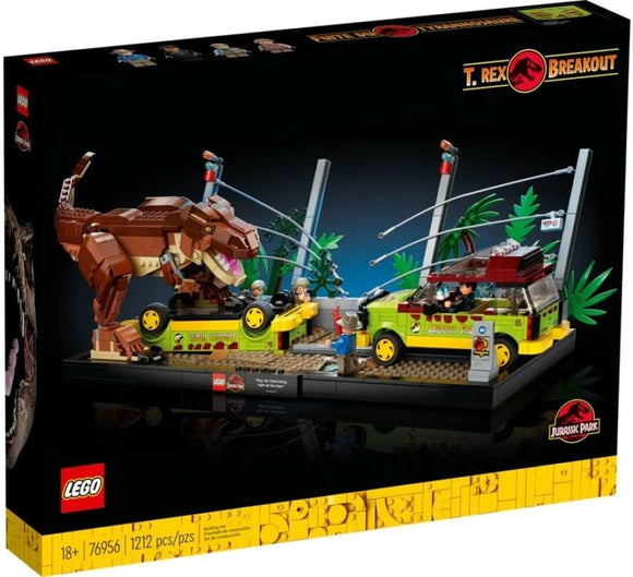 LEGO Jurassic Park T. Rex Breakout Set 76956