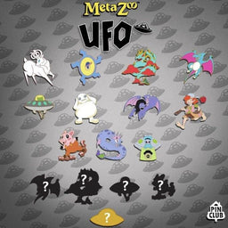 UFO MetaZoo Pin Club Blind Box 10 Pin Box Display