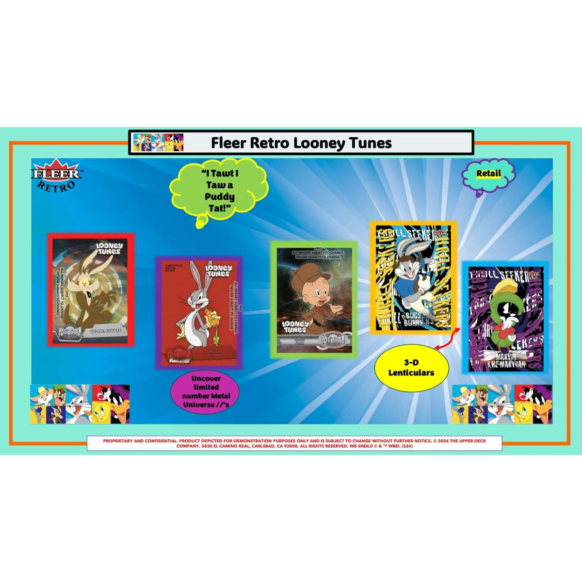 2024 Upper Deck Fleer Retro Looney Tunes Blaster Box