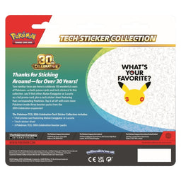 Lucario Pokemon 30th Celebration Tech Sticker Collection