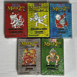 Cryptid Nation 1st Edition (CN1) MetaZoo Tribal Theme Decks - Set of 5