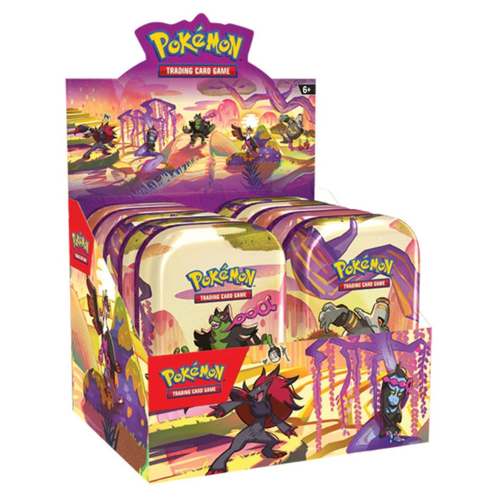 Shrouded Fable Pokemon Scarlet & Violet Mini Tin (Display of 10 Factory Sealed)