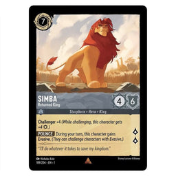 Simba Foil + Aurora Foil + First Chapter Lorcana Sapphire & Steel Starter Deck