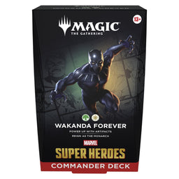 Marvel Super Heroes Magic The Gathering Commander Decks - Set of 4