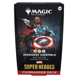 Marvel Super Heroes Magic The Gathering Commander Decks - Set of 4