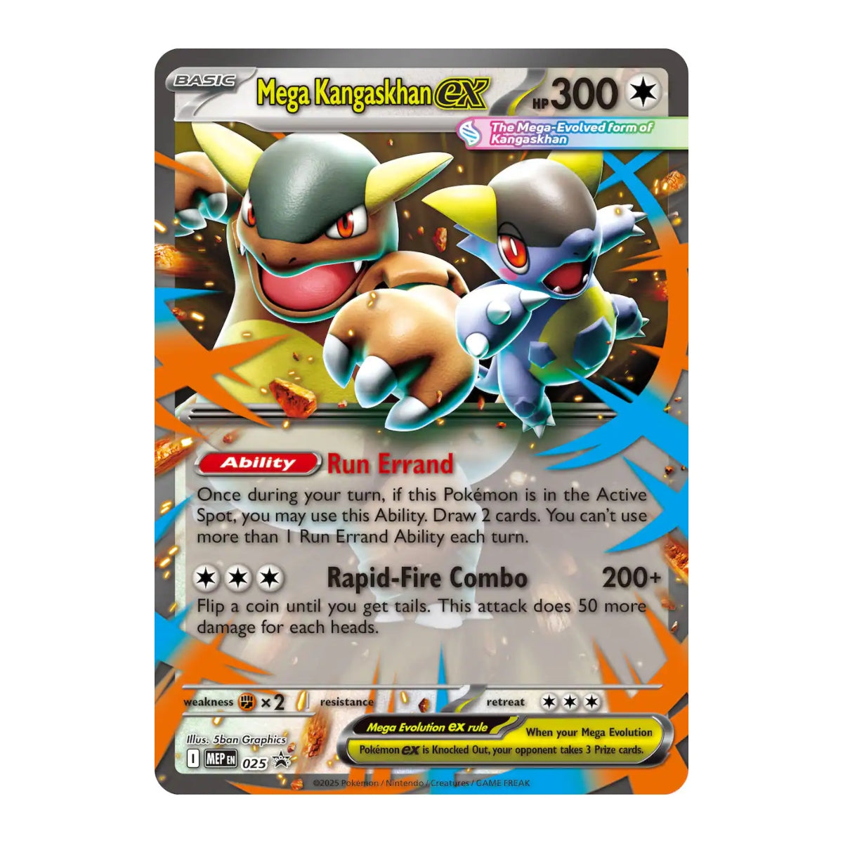 Mega Kangaskhan ex Mega Evolution Pokemon TCG Box – toynadoalley.com