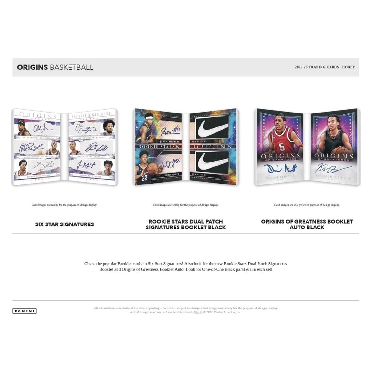 2025-26 Panini Origins Basketball Hobby Box